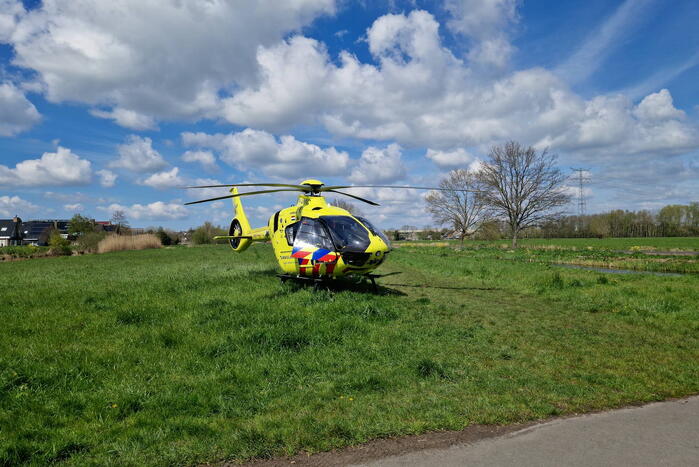 Trauma-arts per helikopter ingevlogen