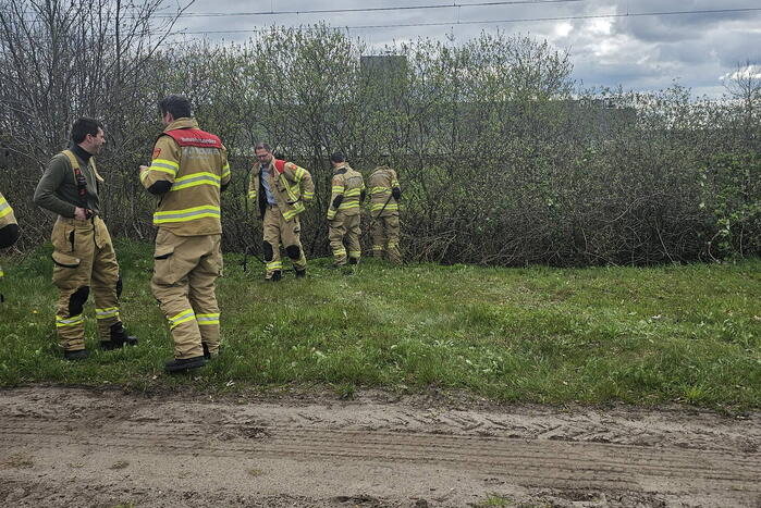 Treinverkeer vertraagd door buitenbrand