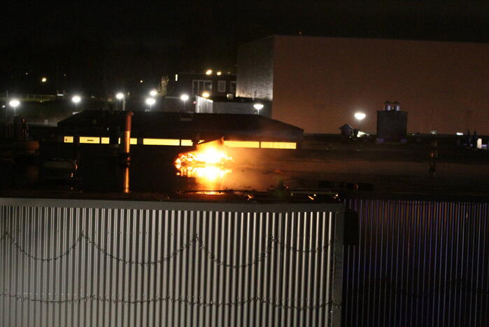 Grote brand in sauna