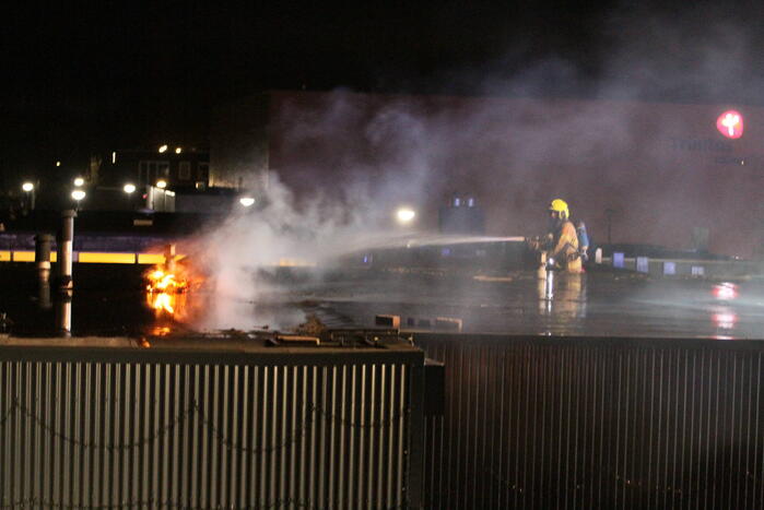 Grote brand in sauna