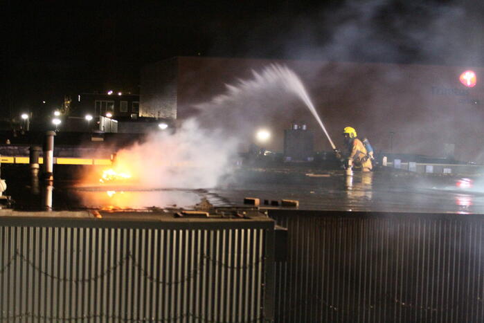 Grote brand in sauna