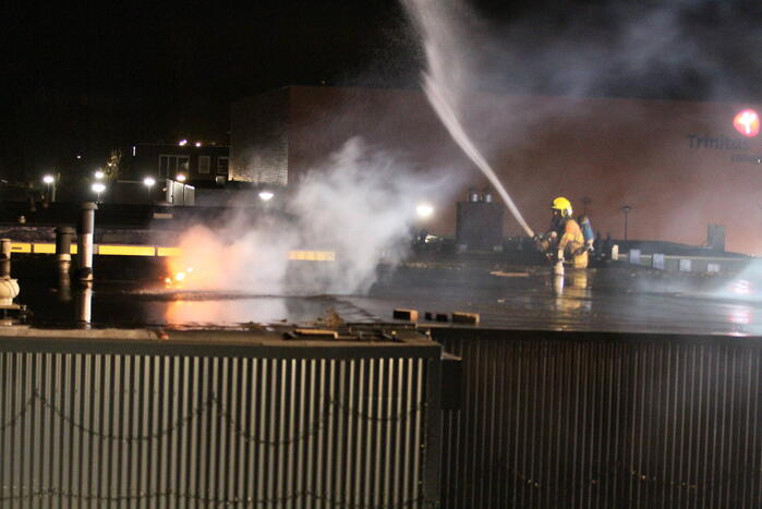 Grote brand in sauna