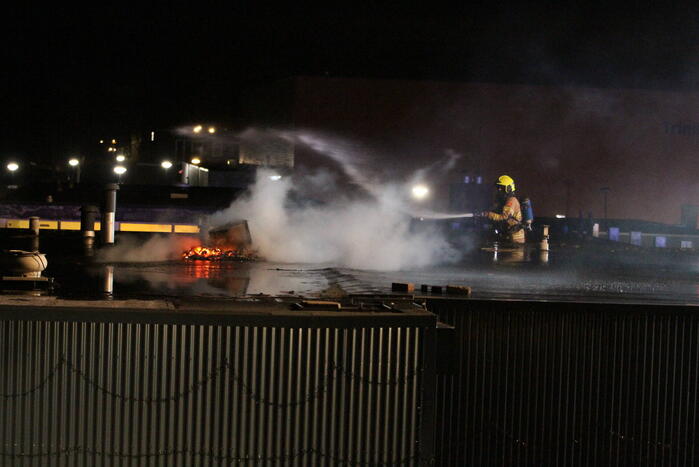 Grote brand in sauna