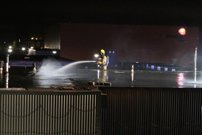 Grote brand in sauna