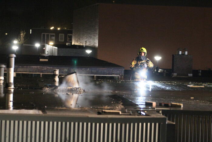 Grote brand in sauna