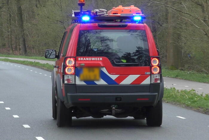 Mountainbiker komt hard ten val in bosgebied