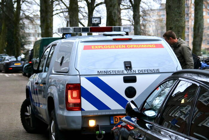 Handgranaat gevonden tijdens magneetvissen