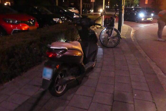 Scooterrijder gewond na val