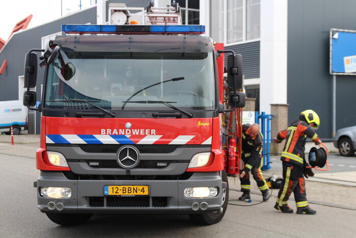 Gasleiding geraakt tijdens graafwerkzaamheden