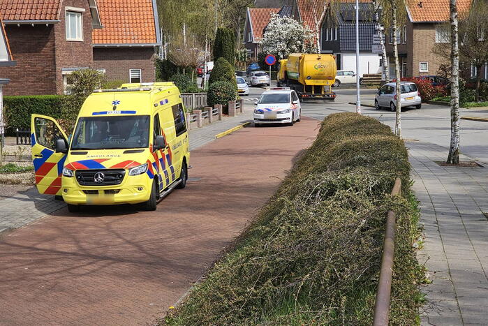 Fietser gewond bij botsing met personenwagen