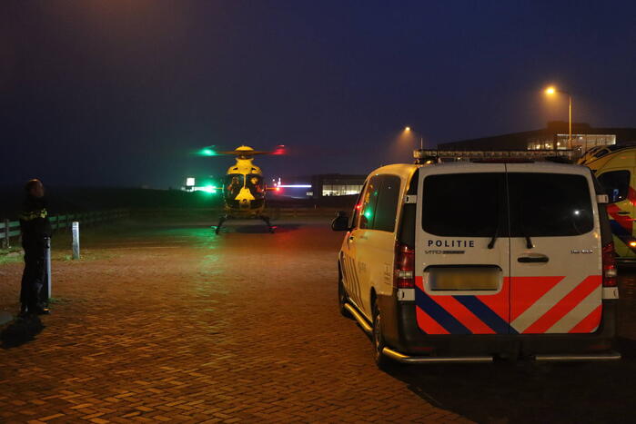 Traumateam assisteert bij incident op straat