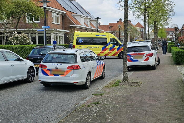 Fietser gewond bij aanrijding met bezorger