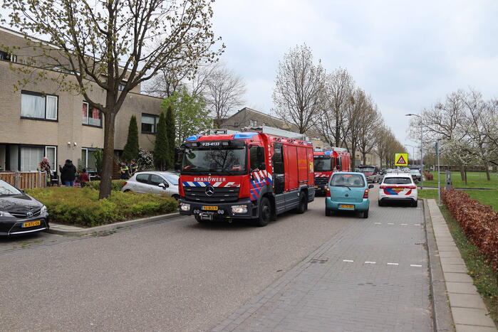 Brand in woning snel onder controle