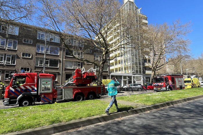 Meerdere gewonden bij brand in flatwoning