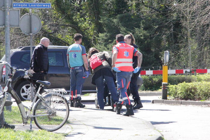 Aanrijding tussen scootmobiel en auto