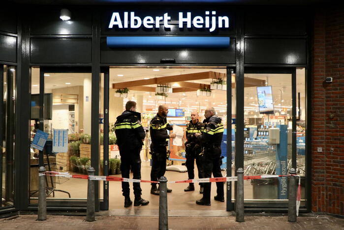 Overval op Albert Heijn supermarkt