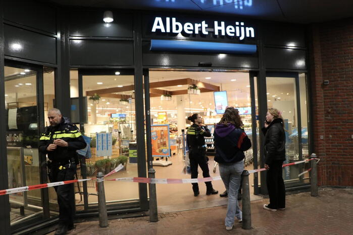Overval op Albert Heijn supermarkt