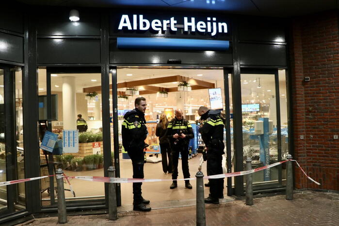 Overval op Albert Heijn supermarkt