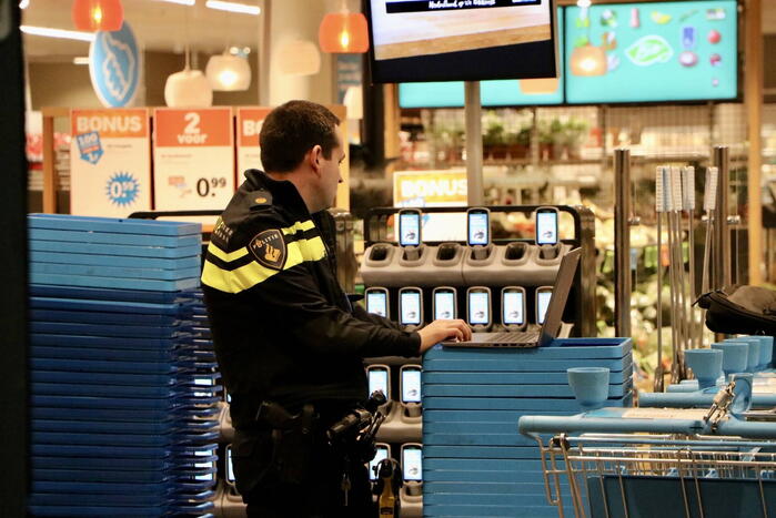 Overval op Albert Heijn supermarkt