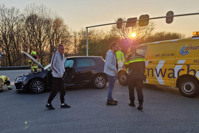 Flinke schade bij botsing op kruispunt