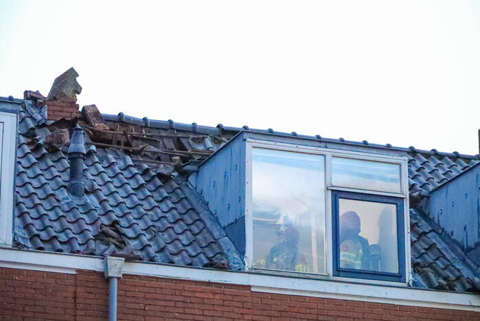 Veel schade bij bliksem ingeslag