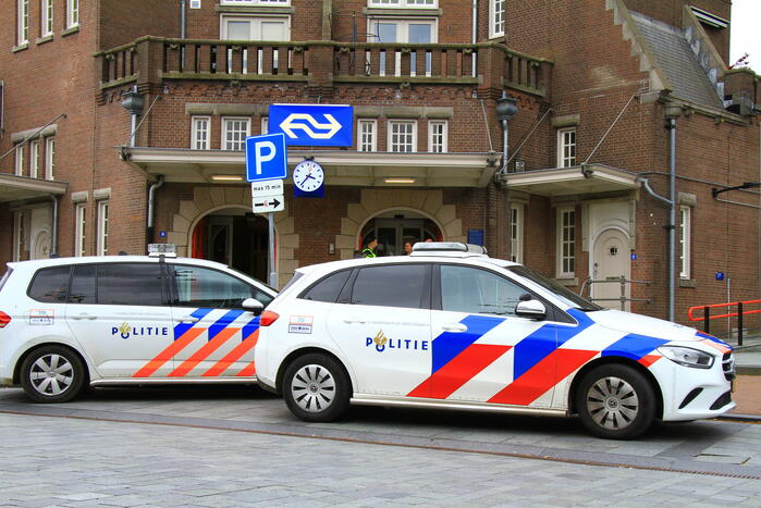 Politie ingezet op station