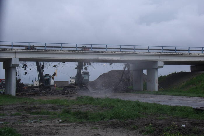 Sloop viaduct in volle gang