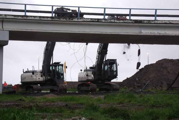 Sloop viaduct in volle gang