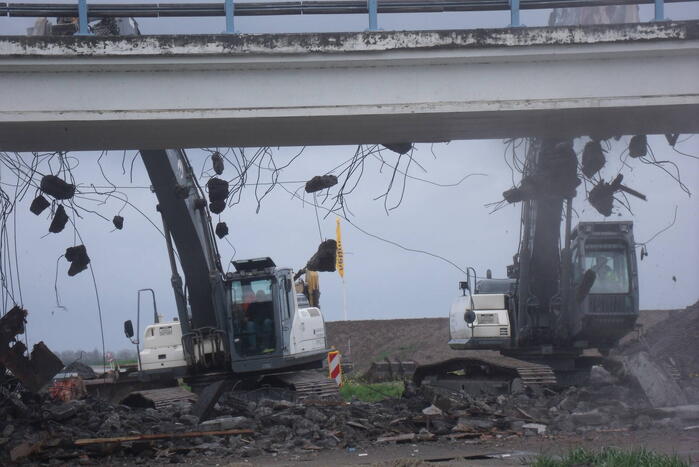 Sloop viaduct in volle gang