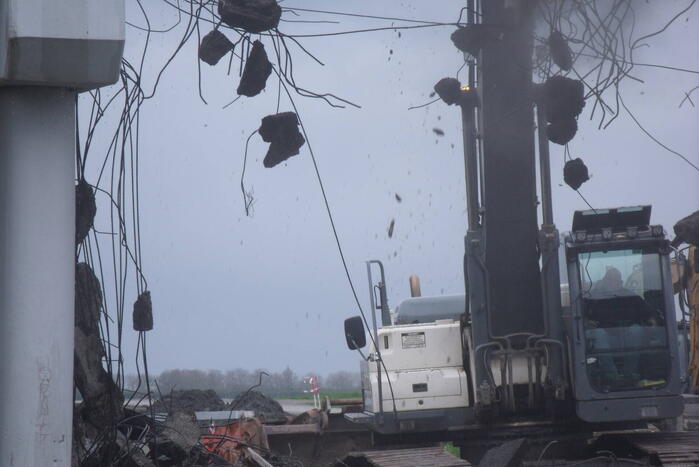 Sloop viaduct in volle gang