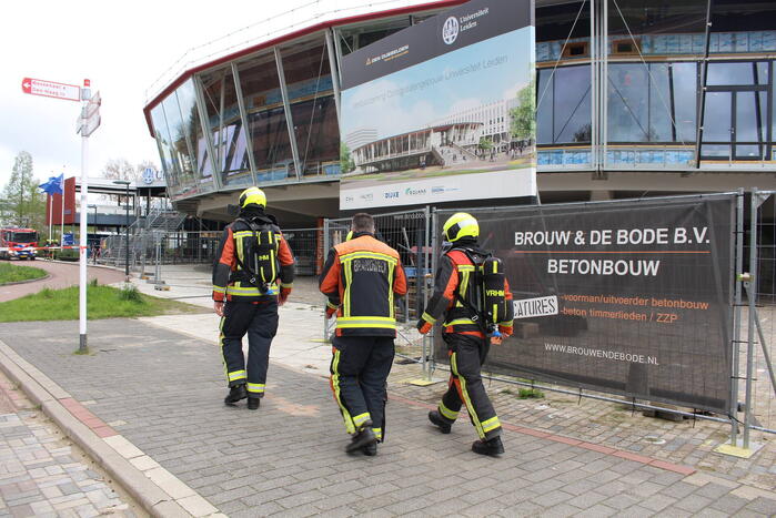 Brand in pand universiteit snel gedoofd