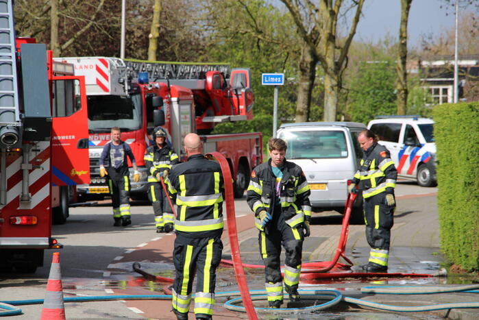 Middelbrand in woning