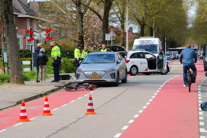 Fietser gewond bij aanrijding