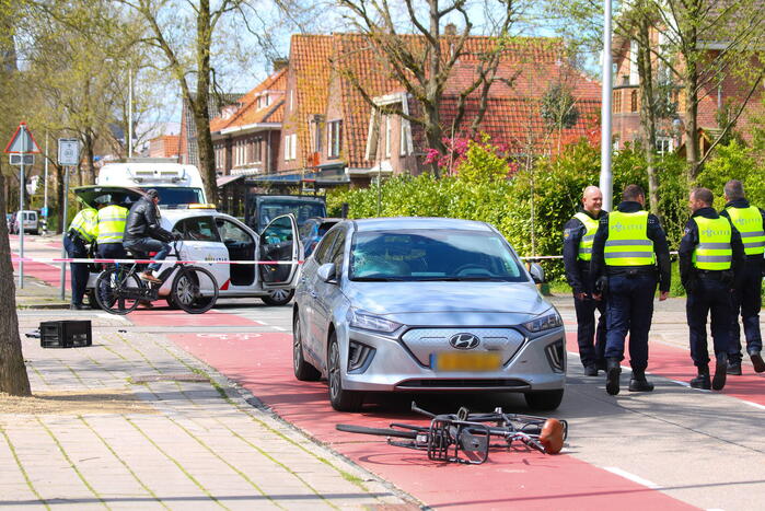 Fietser gewond bij aanrijding