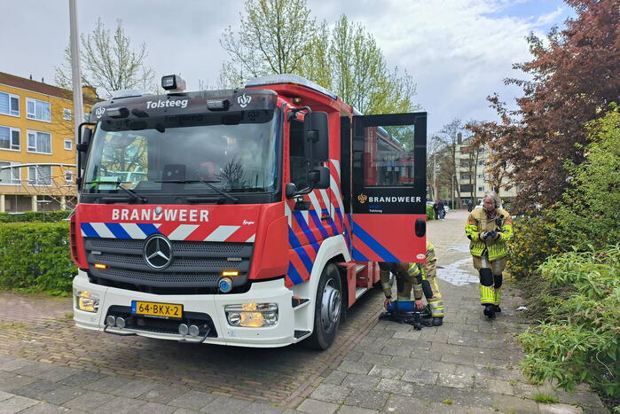 Veel rook bij kleine brand in woning