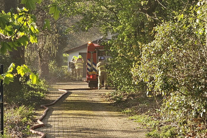Brandweer ingezet bij brand bij schuur