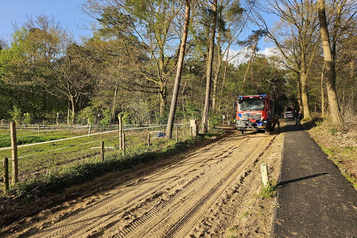Brandweer ingezet bij brand bij schuur
