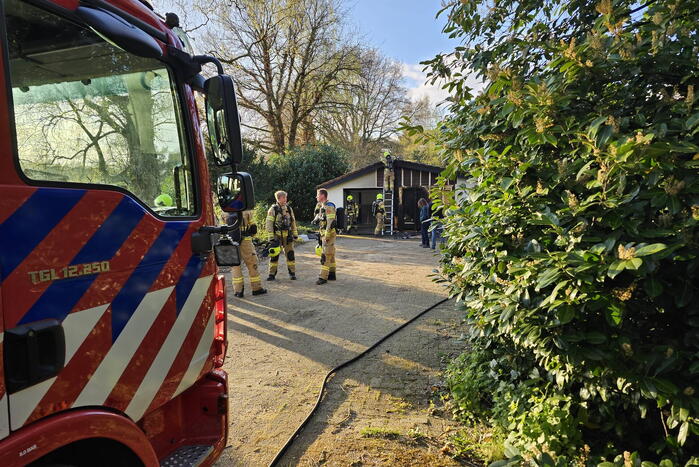 Brandweer ingezet bij brand bij schuur