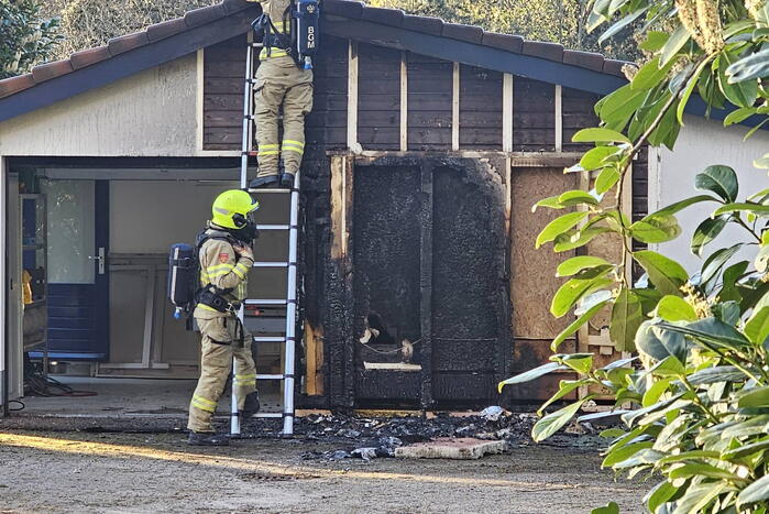 Brandweer ingezet bij brand bij schuur