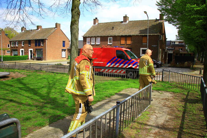 Heliumtank achtergelaten in speeltuin