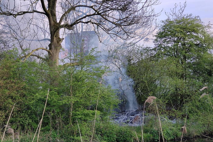 Brandweer ingezet voor hevige buitenbrand