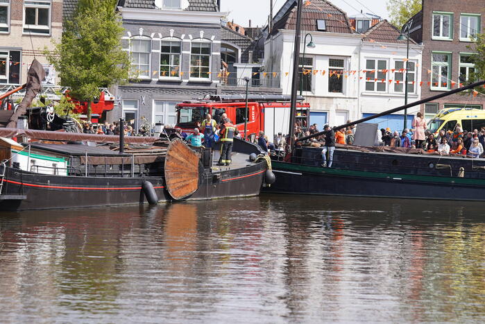 Brand in machinekamer van boot geblust