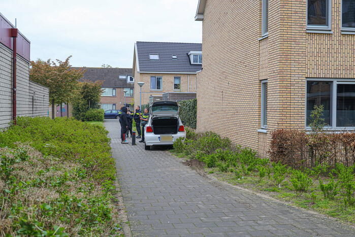 Achtervolging eindigt in plantsoen