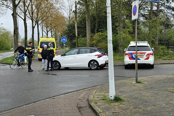 Fietser gewond bij botsing met automobilist