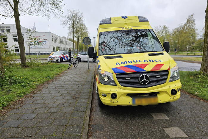 Fietser gewond bij botsing met automobilist