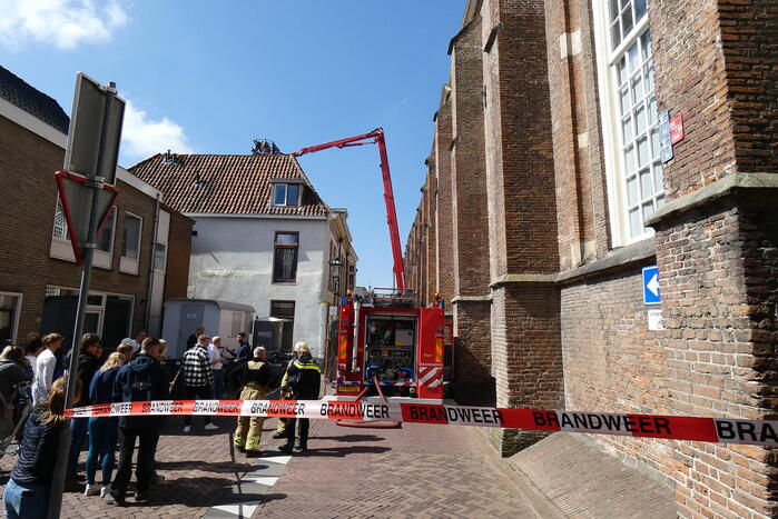 Woningbrand in binnenstad snel onder controle
