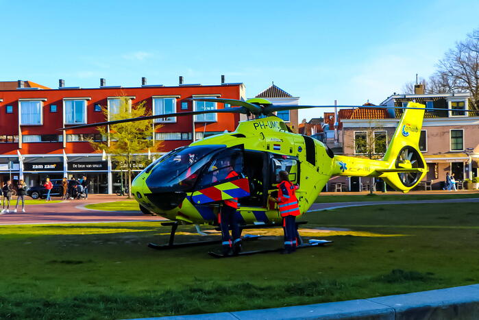 Persoon valt van trap en raakt gewond