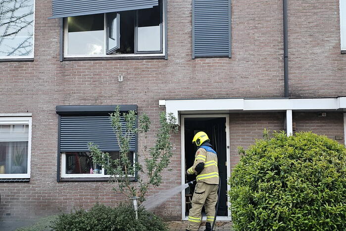 Brand in woning snel onder controle