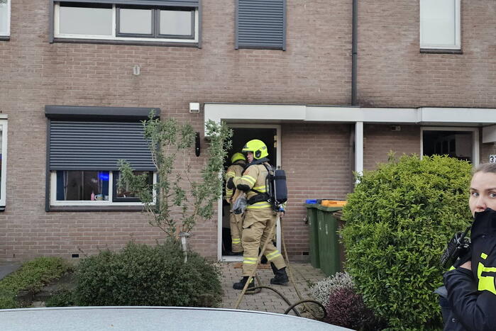 Brand in woning snel onder controle