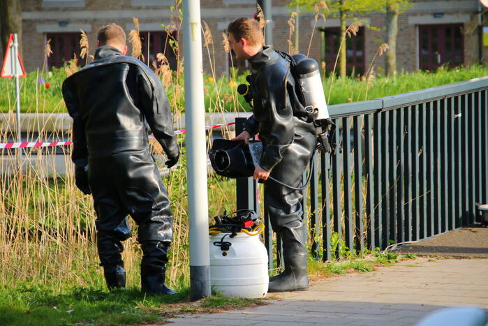 Magneetvissers vinden twee granaten in gracht